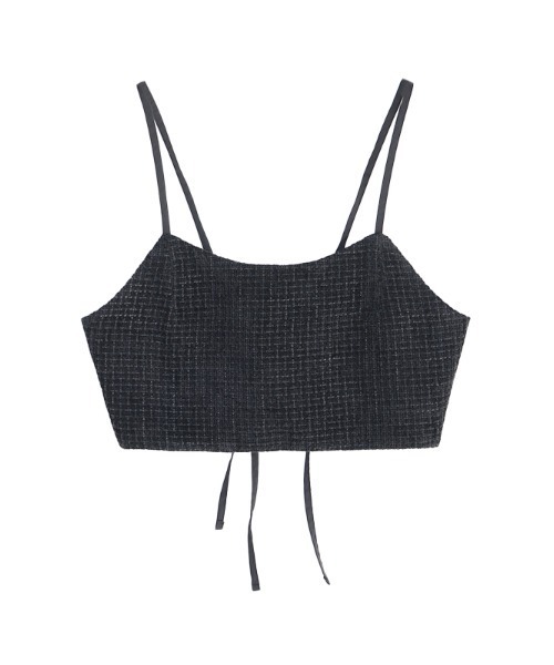 ACYM(アシーム)の「Tweed corset ビスチェ(その他トップス・レディース・ベージュ/ブラック・FREE)」の21枚目の写真