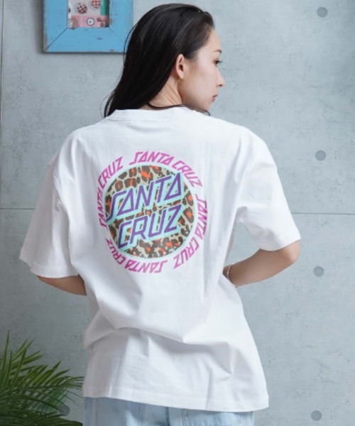 SANTA CRUZ（サンタクルーズ）の「【ムラサキスポーツ限定】SANTACRUZ/サンタクルーズ オーバーサイズTシャツ バックプリント 502241437（Tシャツ/カットソー・レディース・スミクロ/ホワイト/ライトブルー・XL/L/M）」の6枚目の写真