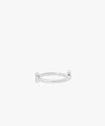 【Agnes b】H925 BAGUE b. Loved ダブルリング ハート＆bロゴ H925 BAGUE b. Loved ダブルリング ｜agnès b. FEMME（ファム