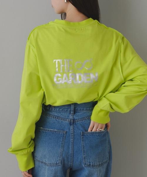 Kastane(カスタネ)の「【M.Lサイズ/ユニセックス】B 8GARDEN ロゴロンT(Tシャツ/カットソー・レディース・ブラック/ホワイト系その他/レモンイエロー/ブルー/ホワイト系その他2/イエロー・M/L)」の6枚目の写真