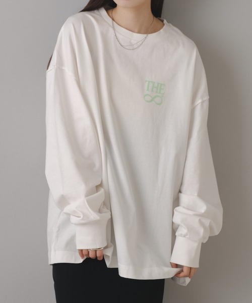 Kastane(カスタネ)の「【M.Lサイズ/ユニセックス】B 8GARDEN ロゴロンT(Tシャツ/カットソー・レディース・ブラック/ホワイト系その他/レモンイエロー/ブルー/ホワイト系その他2/イエロー・M/L)」の3枚目の写真