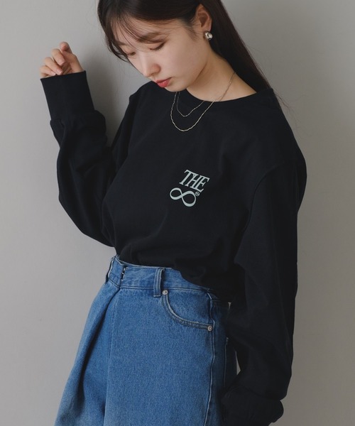 Kastane(カスタネ)の「【M.Lサイズ/ユニセックス】B 8GARDEN ロゴロンT(Tシャツ/カットソー・レディース・ブラック/ホワイト系その他/レモンイエロー/ブルー/ホワイト系その他2/イエロー・M/L)」の1枚目の写真