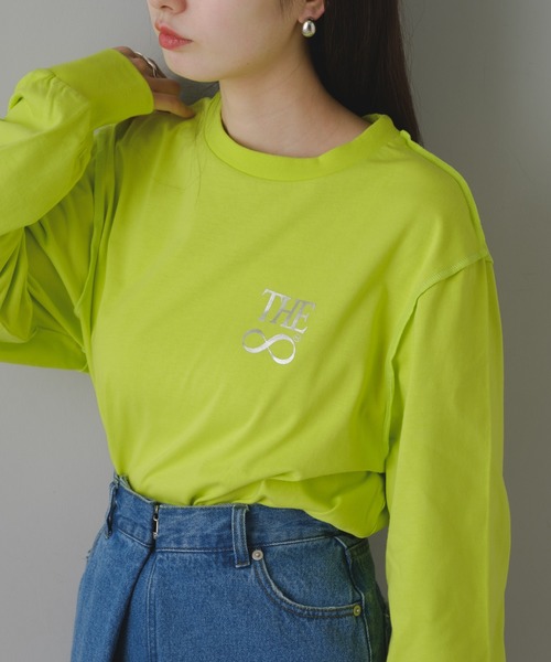 Kastane(カスタネ)の「【M.Lサイズ/ユニセックス】B 8GARDEN ロゴロンT(Tシャツ/カットソー・レディース・ブラック/ホワイト系その他/レモンイエロー/ブルー/ホワイト系その他2/イエロー・M/L)」の7枚目の写真