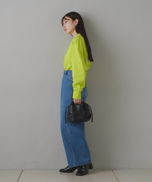 Kastane(カスタネ)の「【M.Lサイズ/ユニセックス】B 8GARDEN ロゴロンT(Tシャツ/カットソー・レディース・ブラック/ホワイト系その他/レモンイエロー/ブルー/ホワイト系その他2/イエロー・M/L)」の11枚目の写真