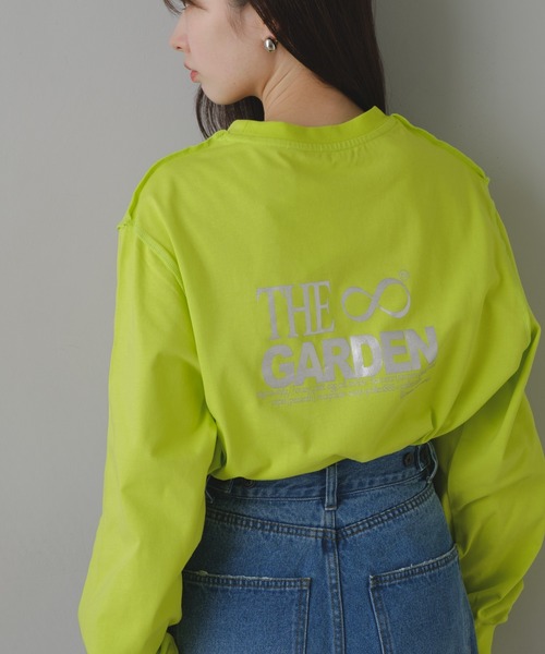 Kastane(カスタネ)の「【M.Lサイズ/ユニセックス】B 8GARDEN ロゴロンT(Tシャツ/カットソー・レディース・ブラック/ホワイト系その他/レモンイエロー/ブルー/ホワイト系その他2/イエロー・M/L)」の8枚目の写真