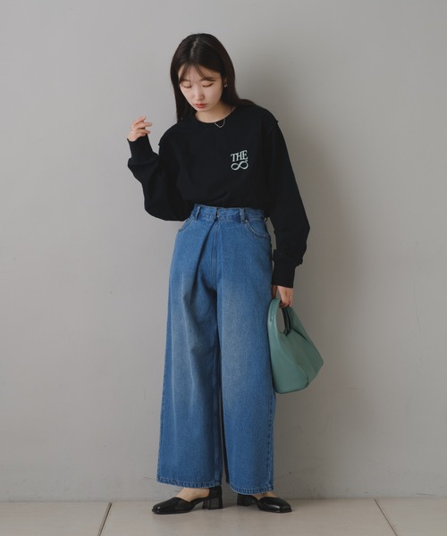 Kastane(カスタネ)の「【M.Lサイズ/ユニセックス】B 8GARDEN ロゴロンT(Tシャツ/カットソー・レディース・ブラック/ホワイト系その他/レモンイエロー/ブルー/ホワイト系その他2/イエロー・M/L)」の16枚目の写真