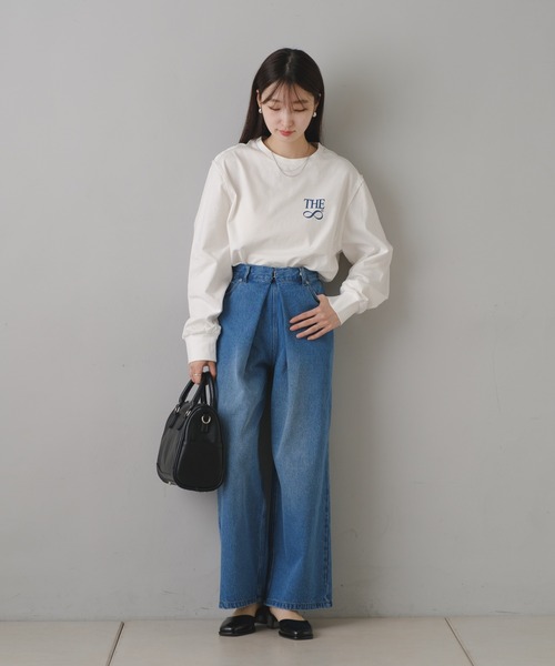 Kastane(カスタネ)の「【M.Lサイズ/ユニセックス】B 8GARDEN ロゴロンT(Tシャツ/カットソー・レディース・ブラック/ホワイト系その他/レモンイエロー/ブルー/ホワイト系その他2/イエロー・M/L)」の22枚目の写真
