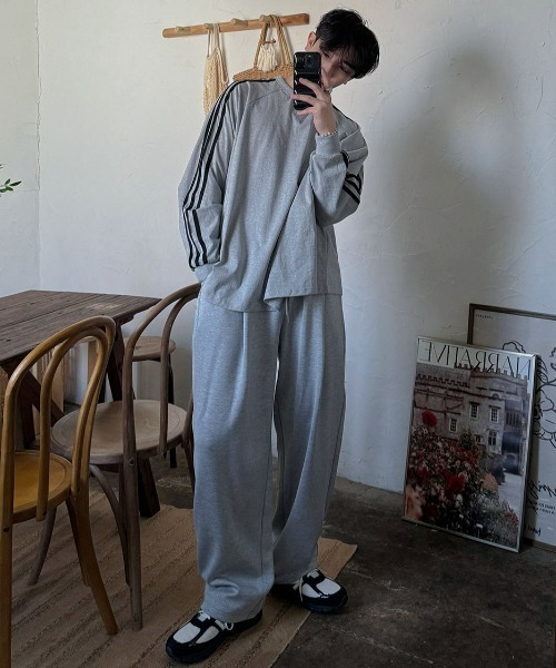 ASCLO(エジュクロ)の「ASCLO 3 TAP Megafit Russell T Shirt(Tシャツ/カットソー・メンズ・グレー/アイボリー/ブラック・FREE)」の18枚目の写真