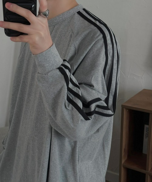 ASCLO(エジュクロ)の「ASCLO 3 TAP Megafit Russell T Shirt(Tシャツ/カットソー・メンズ・グレー/アイボリー/ブラック・FREE)」の19枚目の写真