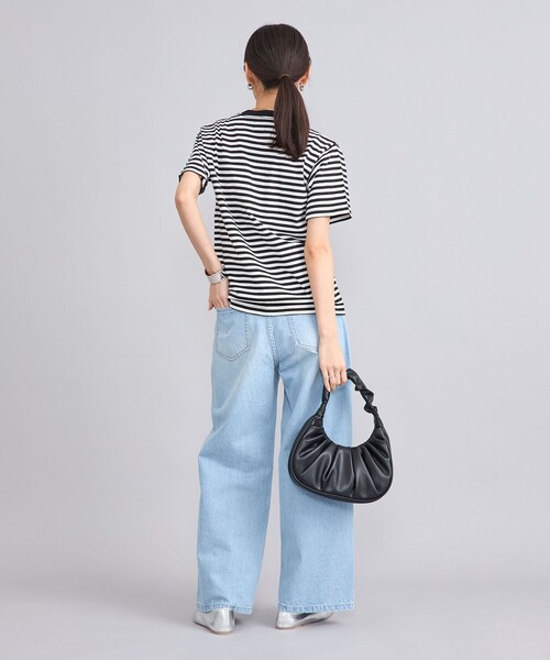 coen（コーエン）の「USAコットンCOEN刺繍Tシャツ（Tシャツ/カットソー・レディース・その他1/オフホワイト/ブラック/ロイヤルブルー/その他3・M/L）」の10枚目の写真