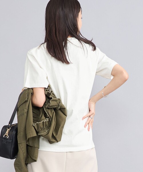 coen（コーエン）の「USAコットンCOEN刺繍Tシャツ（Tシャツ/カットソー・レディース・その他1/オフホワイト/ブラック/ロイヤルブルー/その他3・M/L）」の13枚目の写真