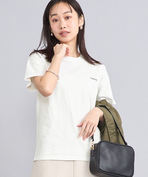 coen（コーエン）の「USAコットンCOEN刺繍Tシャツ（Tシャツ/カットソー・レディース・その他1/オフホワイト/ブラック/ロイヤルブルー/その他3・M/L）」の14枚目の写真