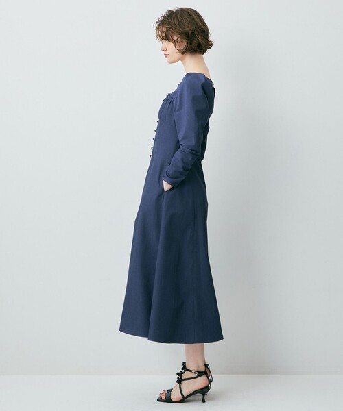 DEICY（デイシー）の「コルセットフリルワンピース（ワンピース・レディース・ネイビー/ブラック系その他/ピンク・FREE）」の5枚目の写真