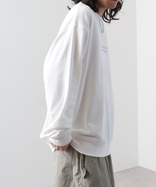 SUGGESTION(サジェッション)の「SUGGESTION エモ系グラフィックPT裏毛トレーナー(スウェット・メンズ・ピンク/ブラック/オフホワイト・L/M)」の7枚目の写真