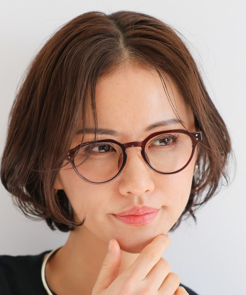 BARNYARDSTORM（バンヤードストーム）の「BARNYARDSTORM / UVカットグラス（メガネ・レディース・ナチュラル/ブラウン・FREE）」の2枚目の写真