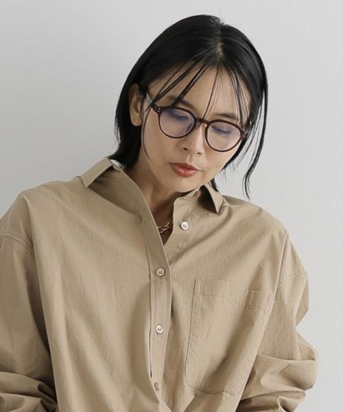 BARNYARDSTORM（バンヤードストーム）の「BARNYARDSTORM / UVカットグラス（メガネ・レディース・ナチュラル/ブラウン・FREE）」の7枚目の写真