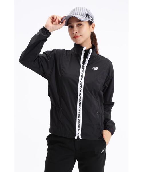 New Balance Golf(ニューバランスゴルフ)の「【new balance golf】シアーリップストップ フルジップ ウインド ブルゾン (WOMENS SPORT)(ナイロンジャケット・レディース・ホワイト/ブラック・SMALL/LARGE/MEDIUM)」の12枚目の写真