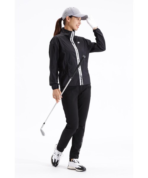 New Balance Golf(ニューバランスゴルフ)の「【new balance golf】シアーリップストップ フルジップ ウインド ブルゾン (WOMENS SPORT)(ナイロンジャケット・レディース・ホワイト/ブラック・SMALL/LARGE/MEDIUM)」の13枚目の写真
