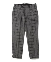 BEAMS LIGHTS Men's | BEAMS LIGHTS / ウィンドーペンプリーツクロップドパンツ(その他パンツ)