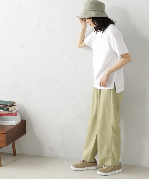 FOUND GOOD(ファウンドグッド)の「コットンHAT(ハット・レディース・ブラック/グリーン系2/グレー系2/イエロー系5/アイボリー/ネイビー・FREE)」の13枚目の写真