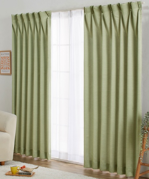 セール】【3級遮光】カーテン＆レース4枚組（同色タッセル付