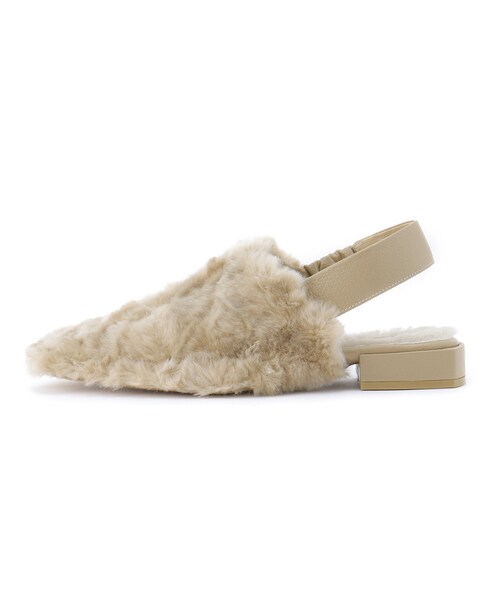 GALLEST（ギャレスト）の「◆【HENRI EN VARGO】バックベルトシューズ（パンプス・レディース・ブラック/アイボリー・40）」の4枚目の写真