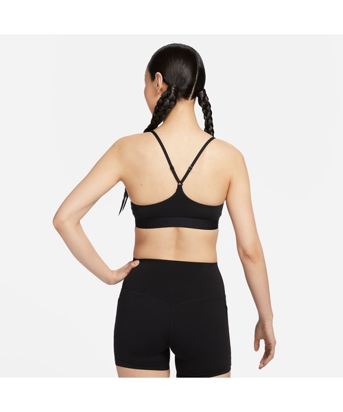 NIKE(ナイキ)の「ナイキ NIKE ナイキ DF LGT SPT インディ ブラ(スポーツブラ・レディース・ホワイト/ブラック/ブラウン/ネイビー/ブラック×ホワイト・S/M/L)」の18枚目の写真