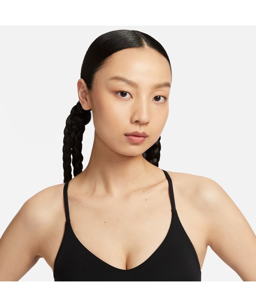 NIKE(ナイキ)の「ナイキ NIKE ナイキ DF LGT SPT インディ ブラ(スポーツブラ・レディース・ホワイト/ブラック/ブラウン/ネイビー/ブラック×ホワイト・S/M/L)」の19枚目の写真