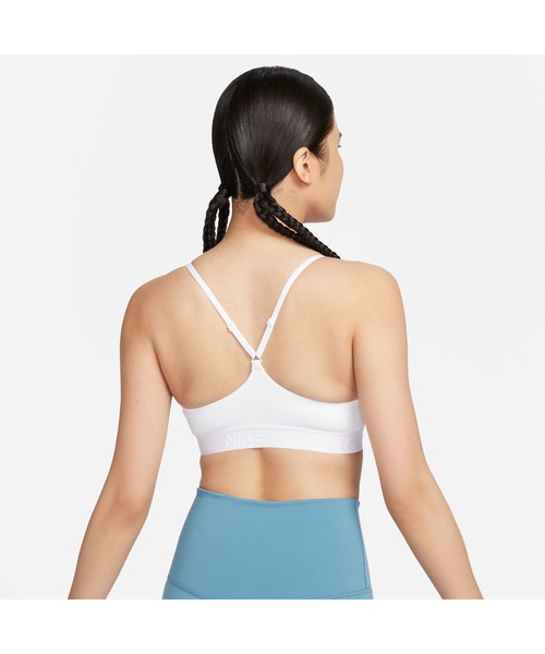 NIKE(ナイキ)の「ナイキ NIKE ナイキ DF LGT SPT インディ ブラ(スポーツブラ・レディース・ホワイト/ブラック/ブラウン/ネイビー/ブラック×ホワイト・S/M/L)」の21枚目の写真