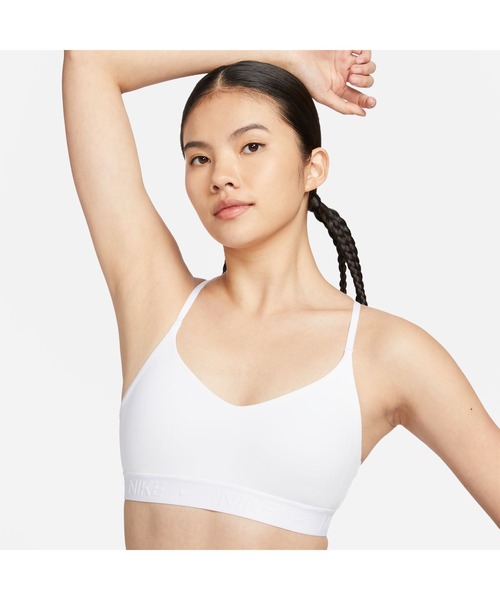 NIKE(ナイキ)の「ナイキ NIKE ナイキ DF LGT SPT インディ ブラ(スポーツブラ・レディース・ホワイト/ブラック/ブラウン/ネイビー/ブラック×ホワイト・S/M/L)」の22枚目の写真