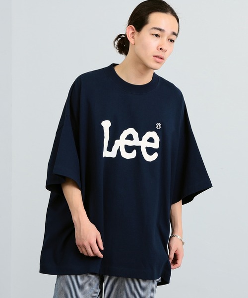 Lee（リー）の「Lee/リー【SUPER SIZED】Lee LOGO ショートスリーブ超BIG Teeシャツ（Tシャツ/カットソー・メンズ・ホワイト/ネイビー/チャコールグレー・FREE）」の11枚目の写真
