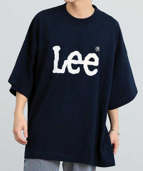 Lee（リー）の「Lee/リー【SUPER SIZED】Lee LOGO ショートスリーブ超BIG Teeシャツ（Tシャツ/カットソー・メンズ・ホワイト/ネイビー/チャコールグレー・FREE）」の8枚目の写真