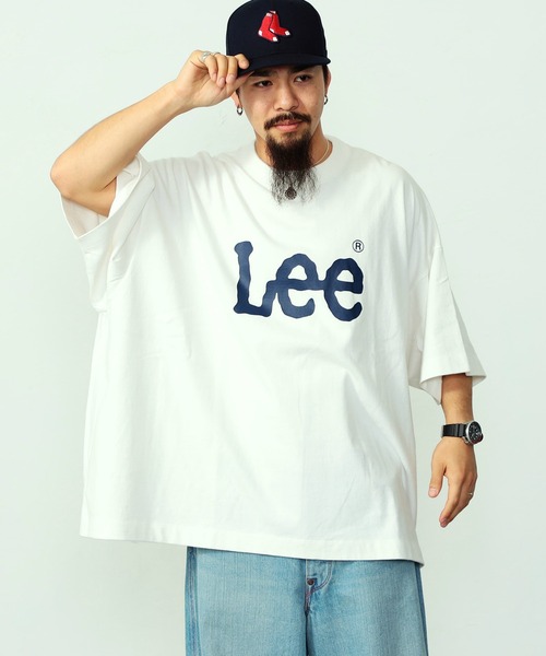 Lee（リー）の「Lee/リー【SUPER SIZED】Lee LOGO ショートスリーブ超BIG Teeシャツ（Tシャツ/カットソー・メンズ・ホワイト/ネイビー/チャコールグレー・FREE）」の20枚目の写真