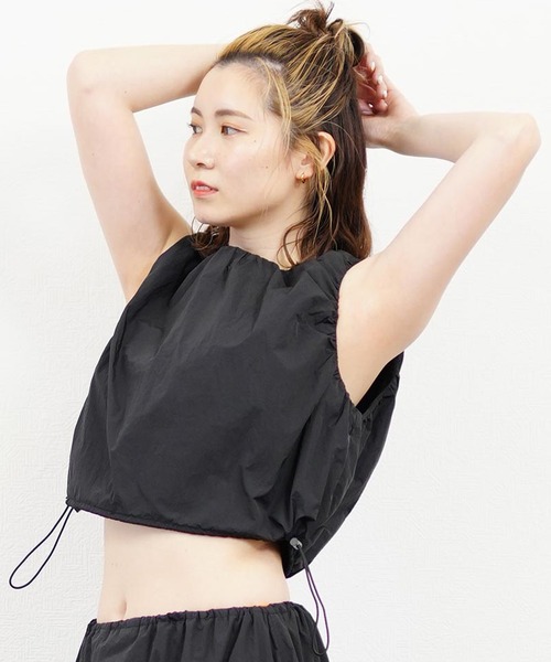 Ungrid(アングリッド)の「【ムラサキスポーツ限定】UNGRID/アングリッド 水陸両用 バルーンタンクトップ/セットアップ対応 TK240601(タンクトップ・レディース・ブラック/アイボリー・M)」の15枚目の写真