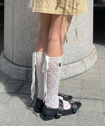 CRANK | 【CRANK】LACE STRING KNEE SOCKS(ソックス/靴下)