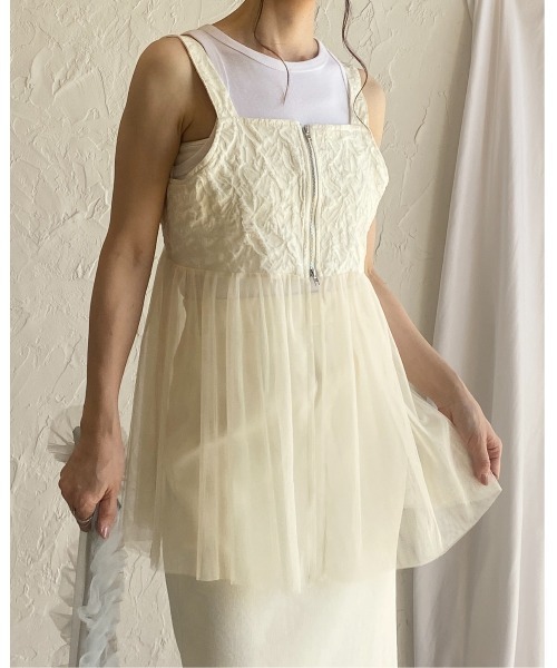 くまぽさま用 日時指定 Bibiy. CHLOE ペプラムビスチェ キャミソール Chloeの「完売【Bibiy.】CHLOE PEPURAMU TOP 」の通販 - WEAR