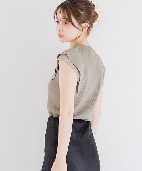 Dita Muaj.(ディータムアージュ)の「袖フリルミニプルオーバー(タンクトップ・レディース・ブラック/グレー/ナチュラル・FREE)」の15枚目の写真