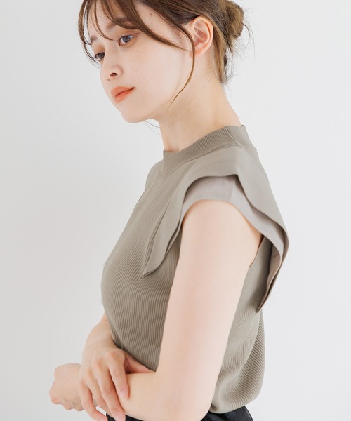 Dita Muaj.(ディータムアージュ)の「袖フリルミニプルオーバー(タンクトップ・レディース・ブラック/グレー/ナチュラル・FREE)」の17枚目の写真