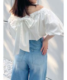 MERCURYDUO | バックリボンボリュームバルーンブラウス(シャツ/ブラウス)