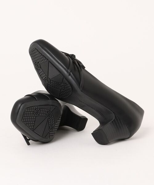 MAGICAL STEPS (マジカルステップス)の「《MAGICAL STEPS》MS5.5cmスクエアリボン(パンプス・レディース・ブラック・25.5cm/22.0cm/22.5cm/23.0cm/23.5cm/24.0cm/24.5cm/25.0cm)」の3枚目の写真