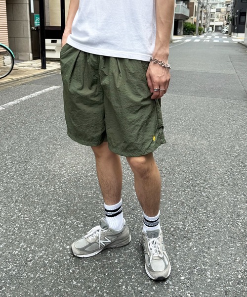 U.S. POLO ASSN.（ユーエスポロアッスン）の「【U.S. POLO ASSN.】ナイロンワッシャー裏メッシュワイドショート 043950　ショートパンツ/ハーフパンツ（その他パンツ・メンズ・グレー/カーキ/ブラック/ベージュ/ネイビー・S/M/L/LL）」の14枚目の写真