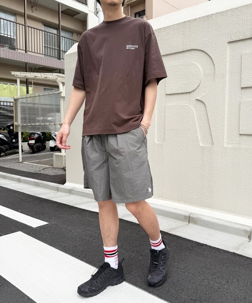 U.S. POLO ASSN.（ユーエスポロアッスン）の「【U.S. POLO ASSN.】ナイロンワッシャー裏メッシュワイドショート 043950　ショートパンツ/ハーフパンツ（その他パンツ・メンズ・グレー/カーキ/ブラック/ベージュ/ネイビー・S/M/L/LL）」の19枚目の写真