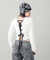 2WAY LACE UP TOP