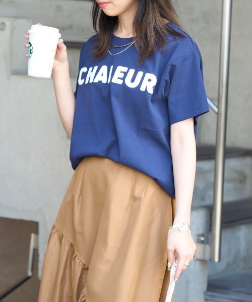 セール】パイル刺繍半袖Tシャツ（Tシャツ/カットソー