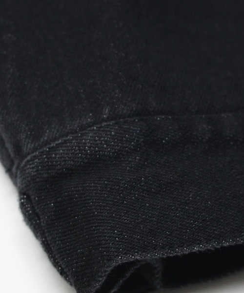 LAVEANGE（ラビアンジェ）の「オーバーサイズデニムジャケット（デニムジャケット・レディース・ブラック・M/LL/3L/4L/5L）」の19枚目の写真