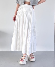 Heather | ドロストデザインロングスカート 132578(スカート)