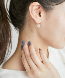 ROPE' PICNIC | クリアカラーストーンピアス(ピアス（両耳用）)