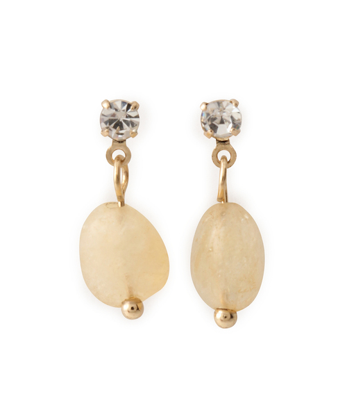 ROPE' PICNIC（ロペピクニック）の「クリアカラーストーンピアス（ピアス（両耳用）・レディース・ライトグリーン/オレンジ系その他/ホワイト・FREE）」の5枚目の写真