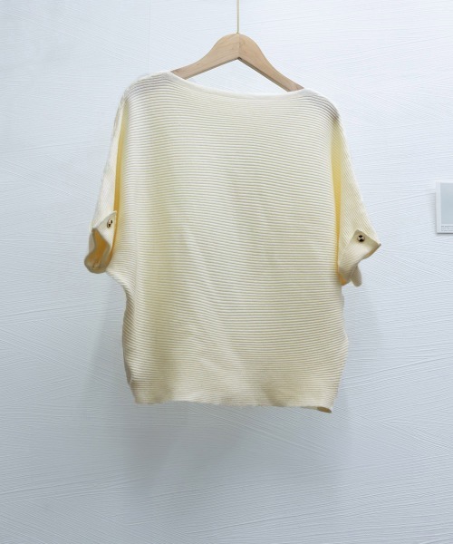 Miniministore(ミニミニストア)の「サマーニット ドルマンスリーブニットソー(ニット/セーター・レディース・ピンク/アイボリー/ブラック/ベージュ/ネイビー・FREE)」の20枚目の写真