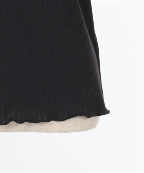 axes femme ビッグリボン 黒 半袖 カットソー レースリボン レーシービッグリボンキャミ | レディース服・レディース